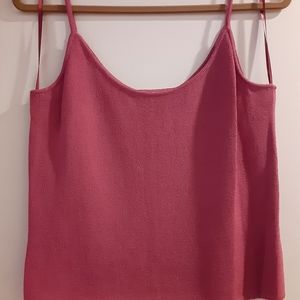 ST JOHN TANK, in Azalea (Dark Rose), Size M